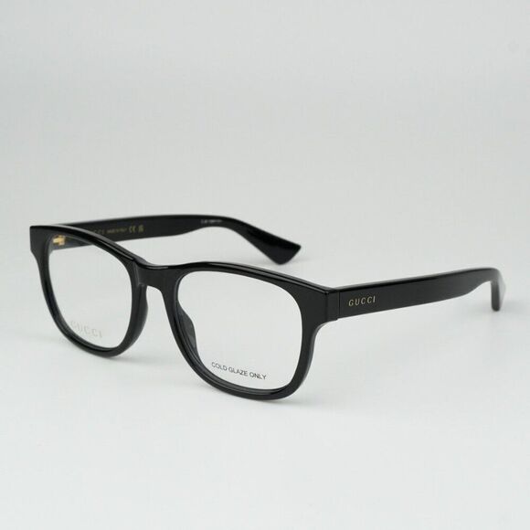 NEW Gucci GG1344O 001 Black Square Men Eyeglasses GG 1344O - Picture 1 of 11